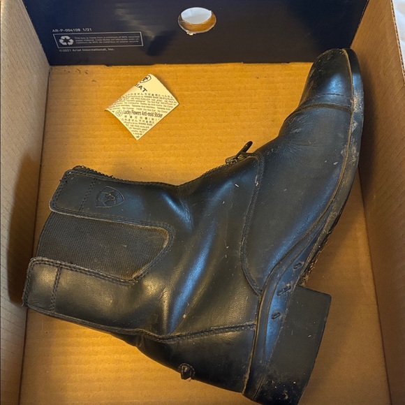 Scout Women's Black Zip Paddock Boots - Picture 2 of 5
